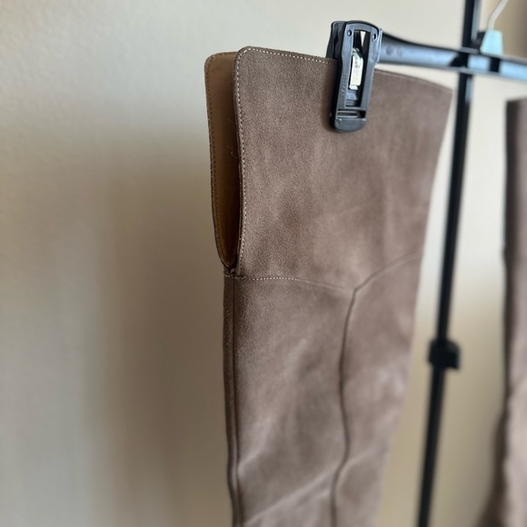 Crown Vintage Emira Over The Knee Boots in Taupe - Picture 7 of 7